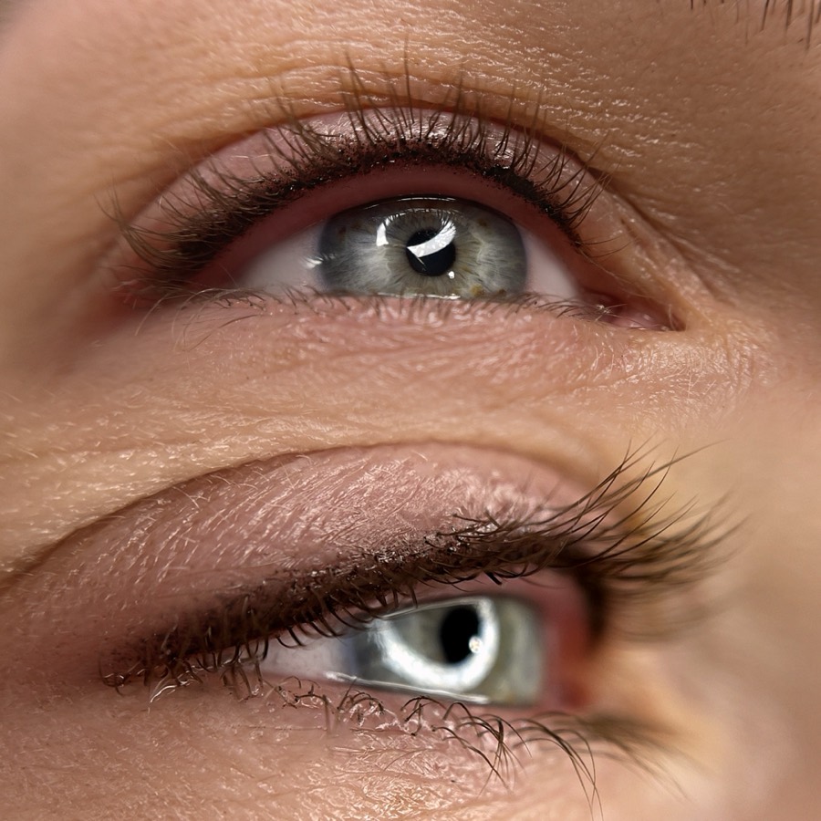 Lash line enhancement by Prime Beauty — close-up of the eyes